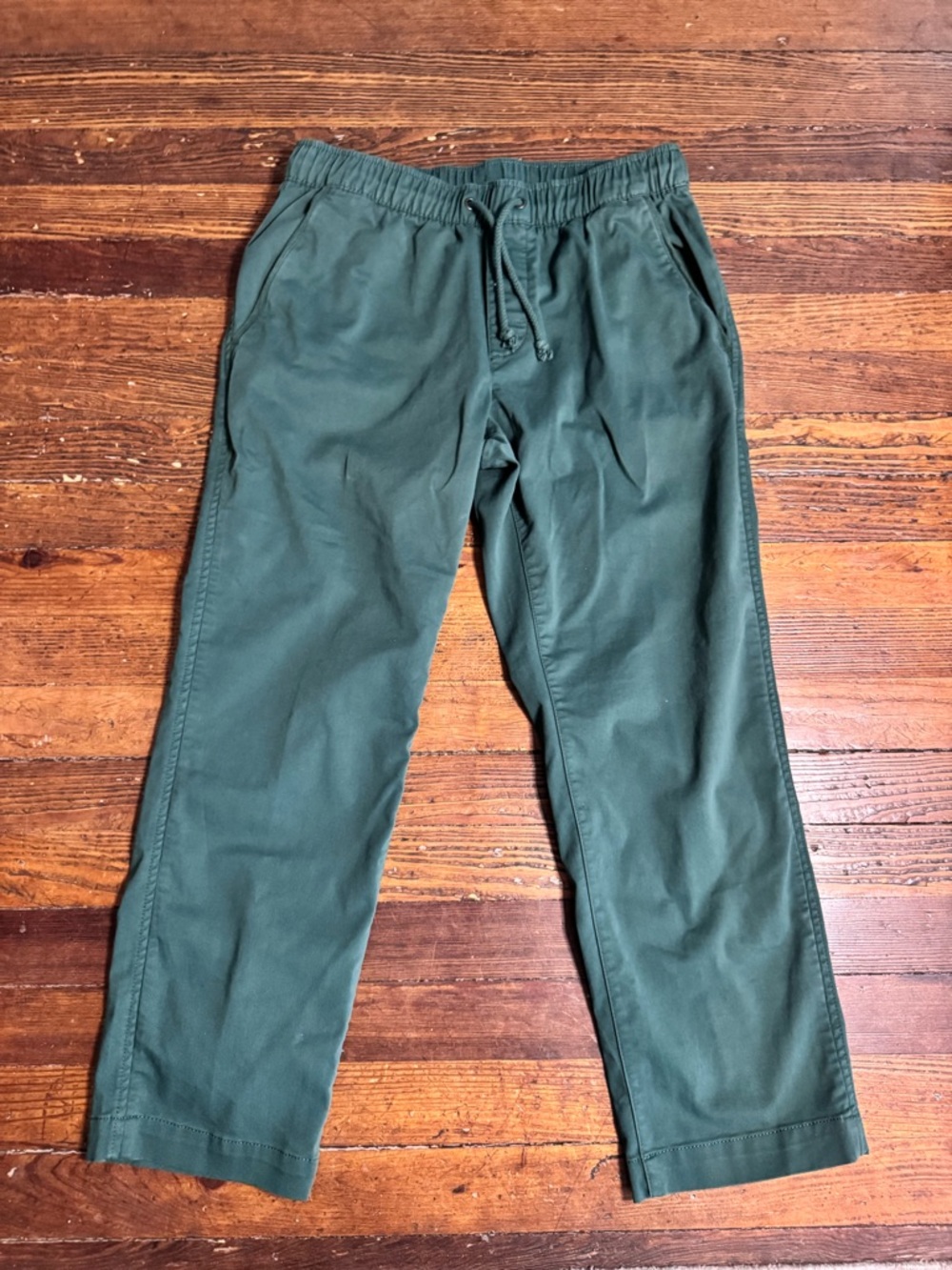 L.L. Bean Comfort Stretch Dock Pants Mens M28 Green Standard Fit Casual
